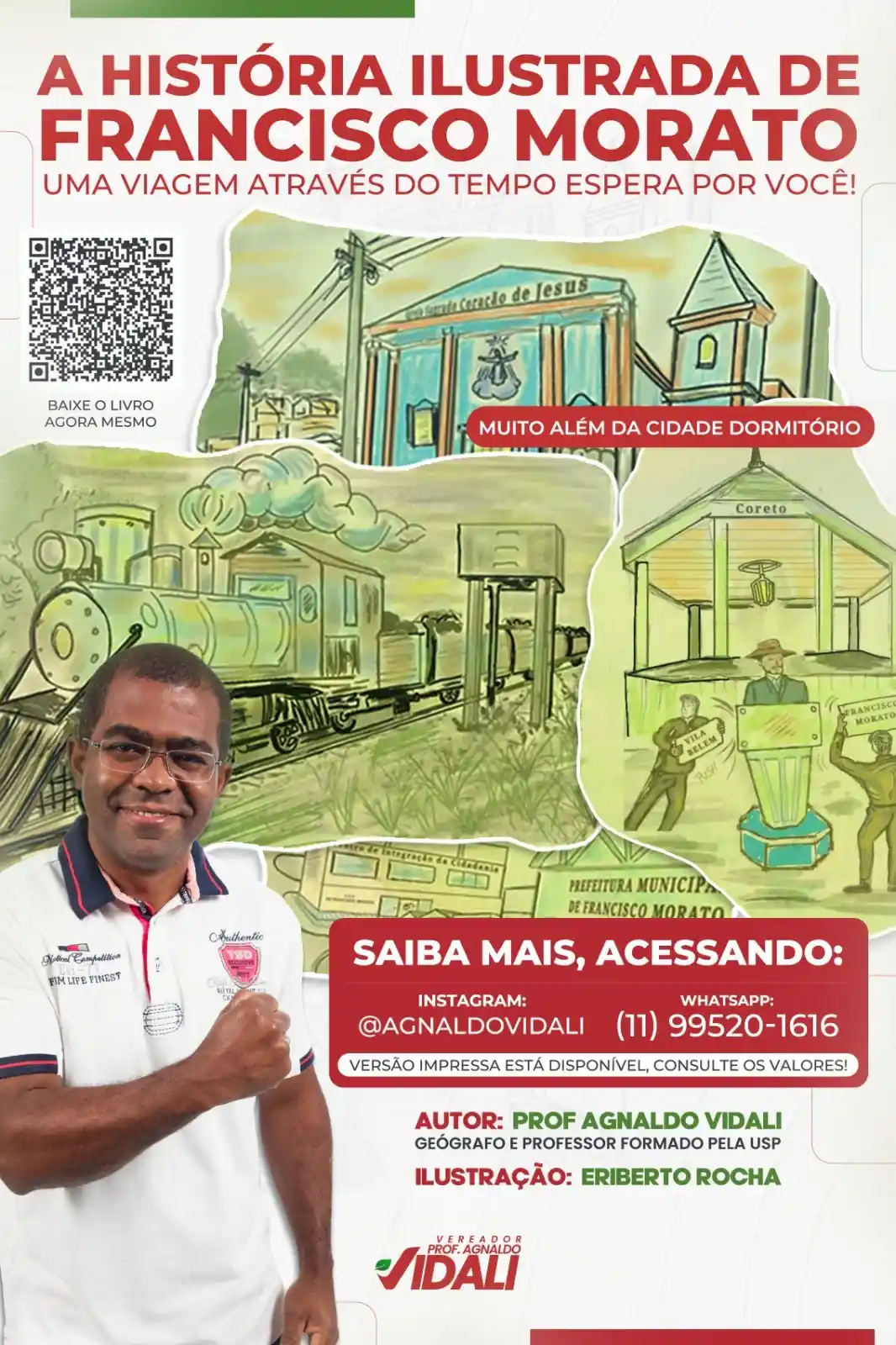 Capa do Livro: A História Ilustrada de Francisco Morato